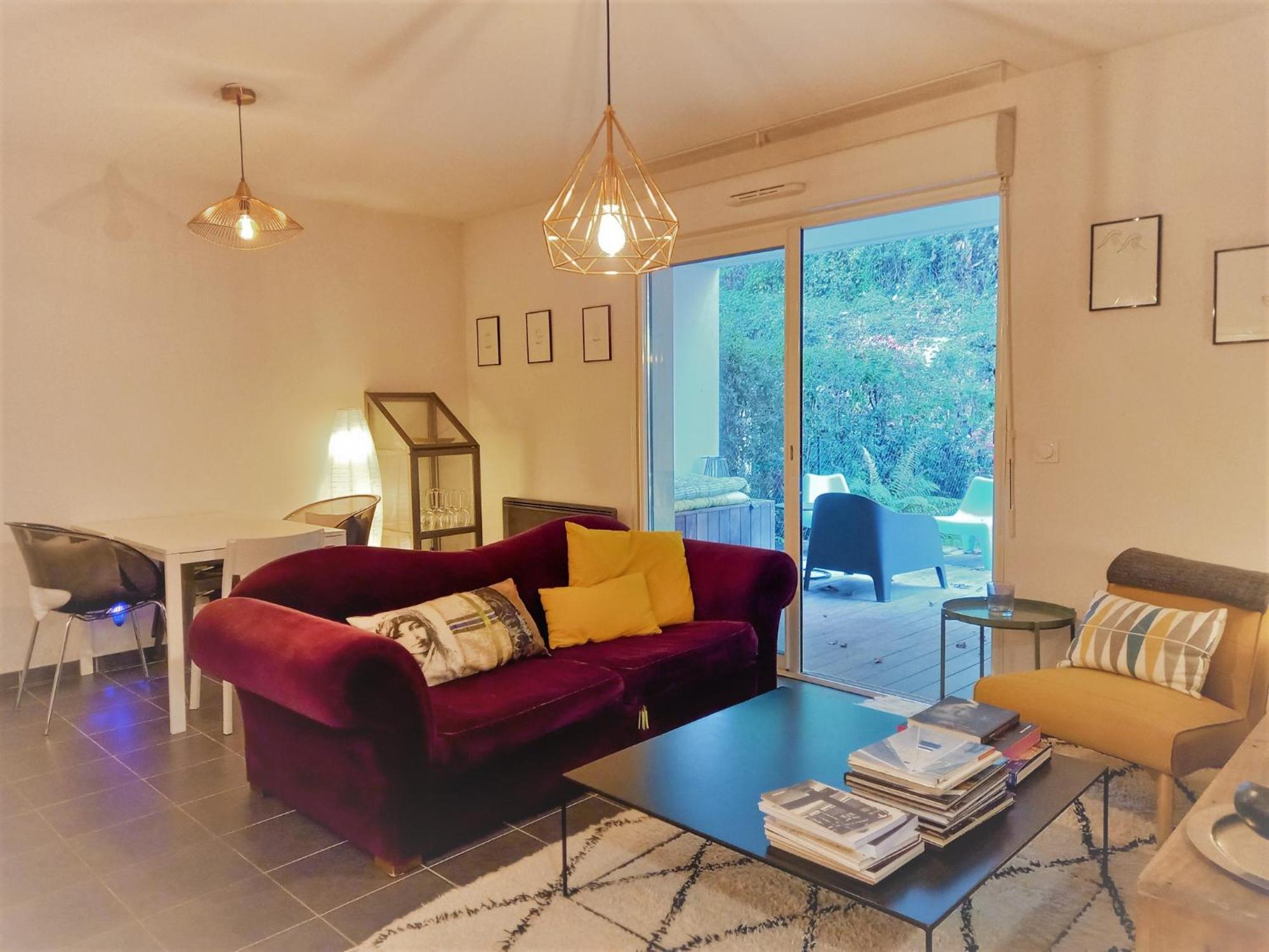 T2 Entre Ocean Et Montagnes*Jardin*Wifi Gratuit* Apartment Устариц Екстериор снимка